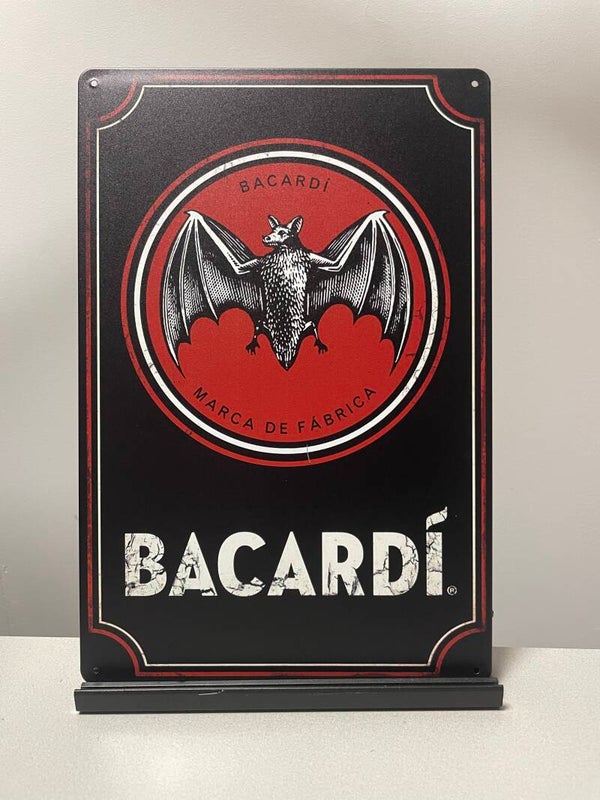 Bacardi (liggend) metalen reclamebord (Old Look)