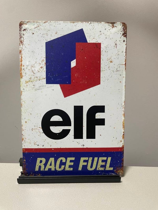ELF Race Fuel metalen reclamebord / wandbord (Old Look)