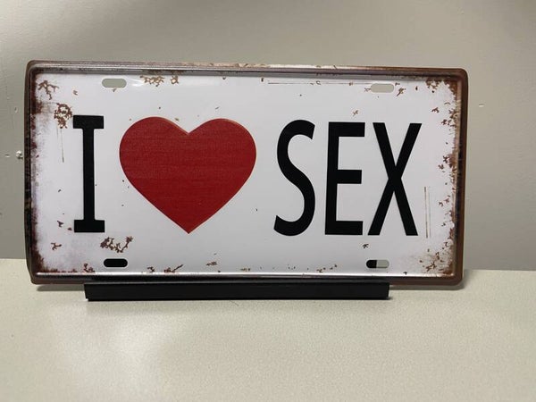 I love Sex wandbord (old Look)