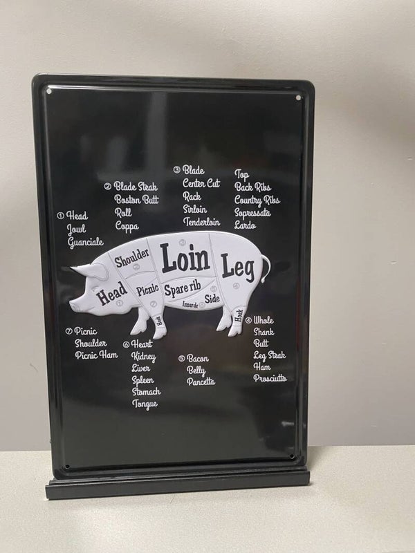 Varken / Pig wandbord