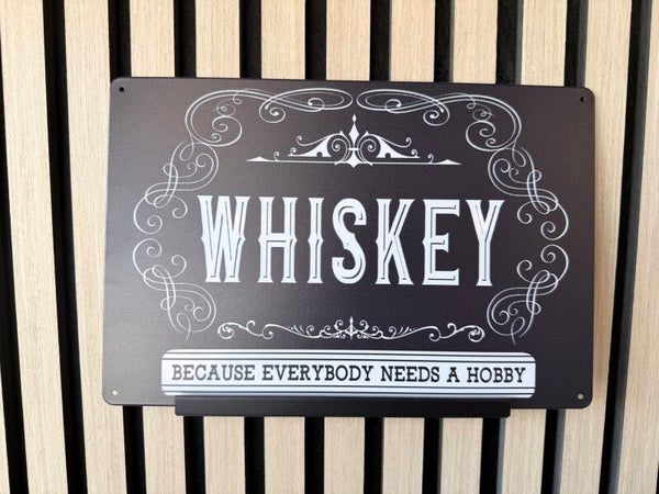 Whiskey tekst bord