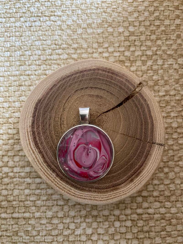 Hand made acrylhanger (2) rond