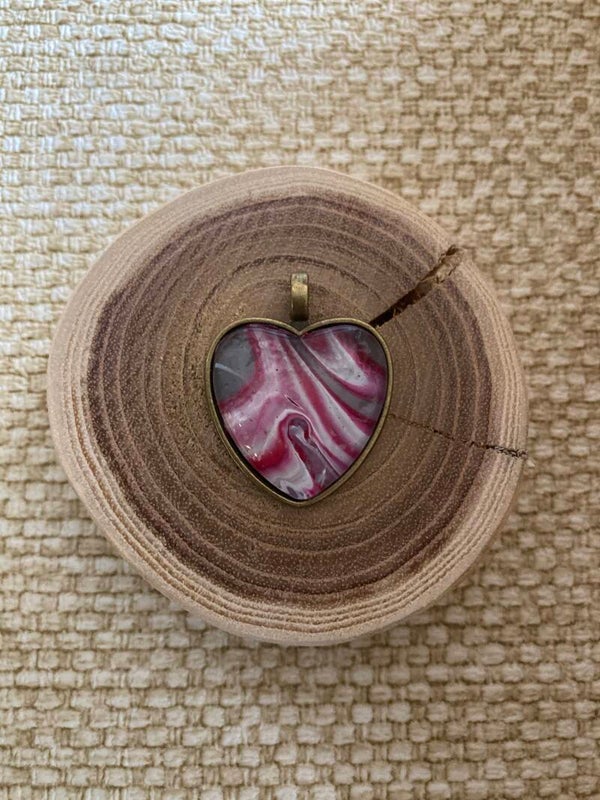 Hand made acrylhanger (3) hart