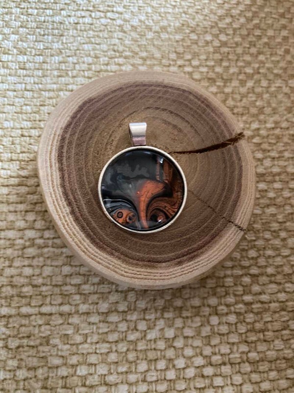 Hand made acrylhanger rond(25)