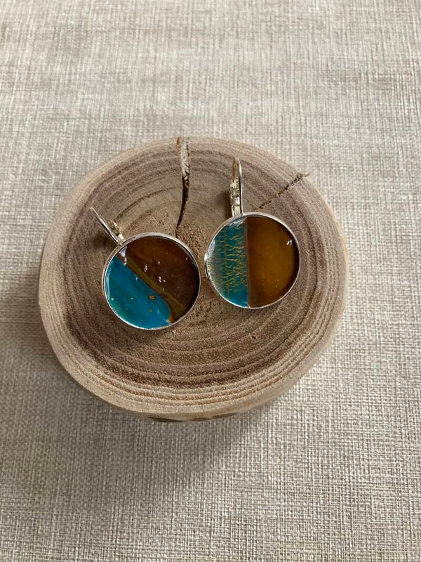 Hand made oorbellen groot (41)