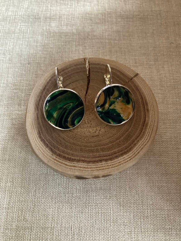 Hand made oorbellen groot (42)