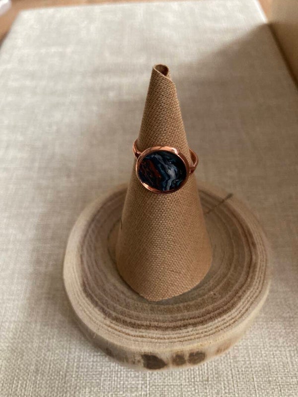Hand made verstelbare ring klein (44)