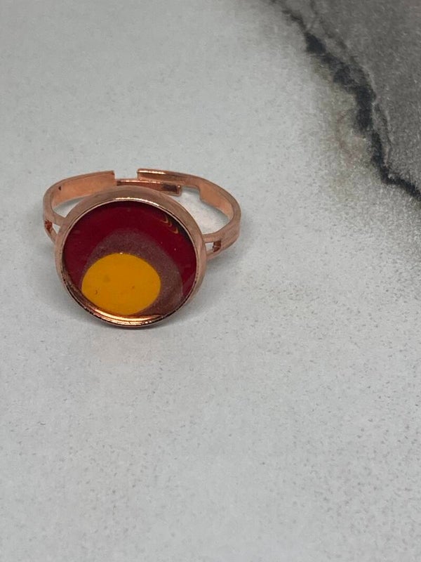 Hand made verstelbare ring (62)