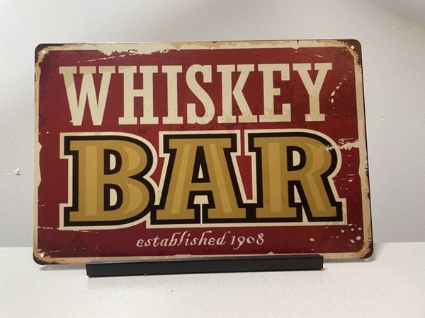 Whiskey bar wandbord (Old Look)