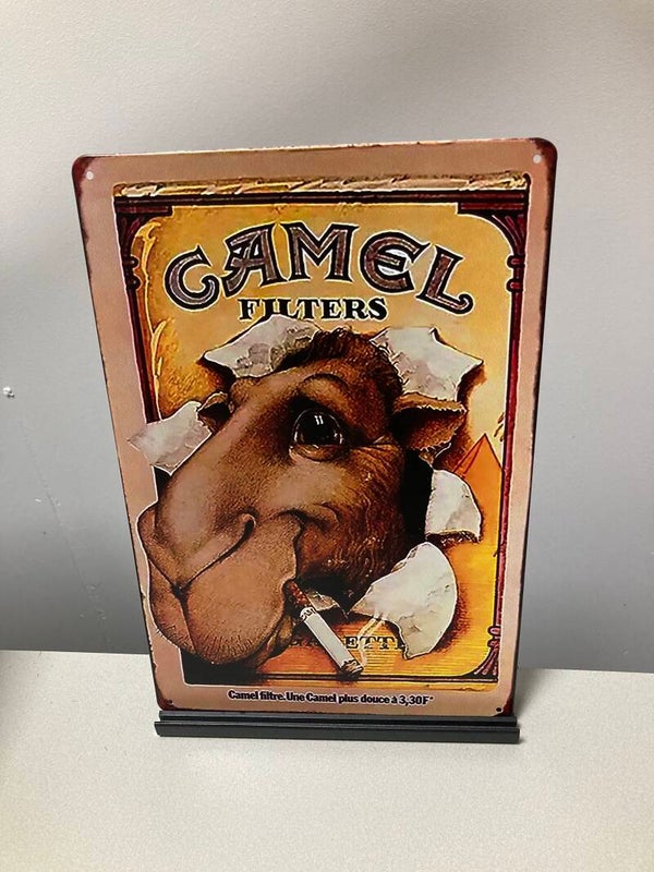 Camel metalen reclamebord (old look)