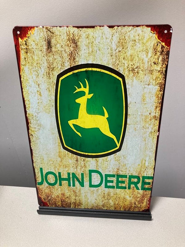 John Deere metalen reclamebord / wandbord (Old Look)