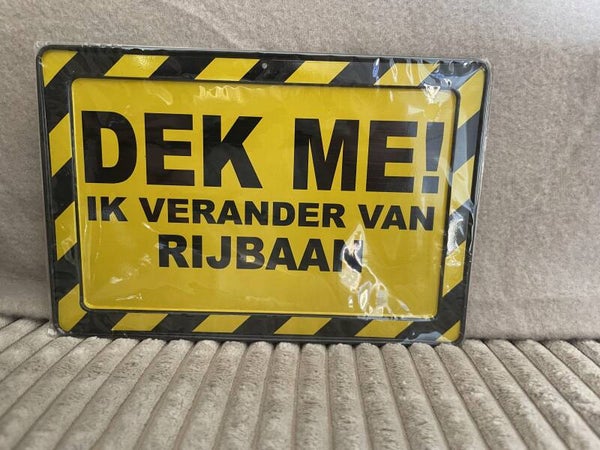 Dek me !! ,metalen giftcard