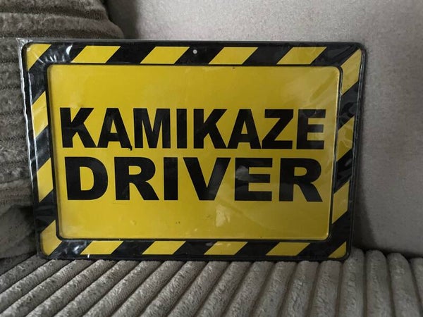 Kamikaze driver, metalen giftcard