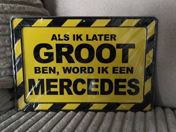 Later als ik groot ben, metalen giftcard