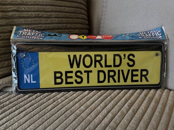 World’s best driver , autoraambord