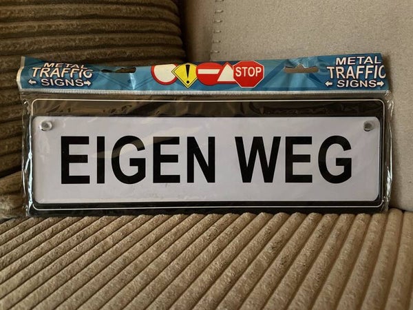 Eigen weg , autoraambord
