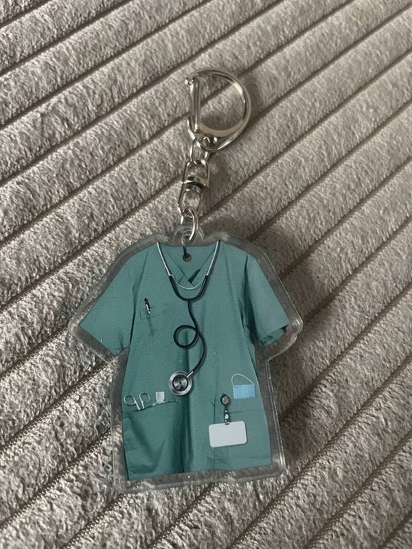 Leuke zorg sleutelhanger