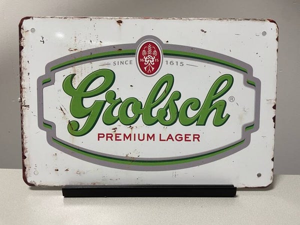 Grolsch metalen reclamebord / wandbord (Old Look)