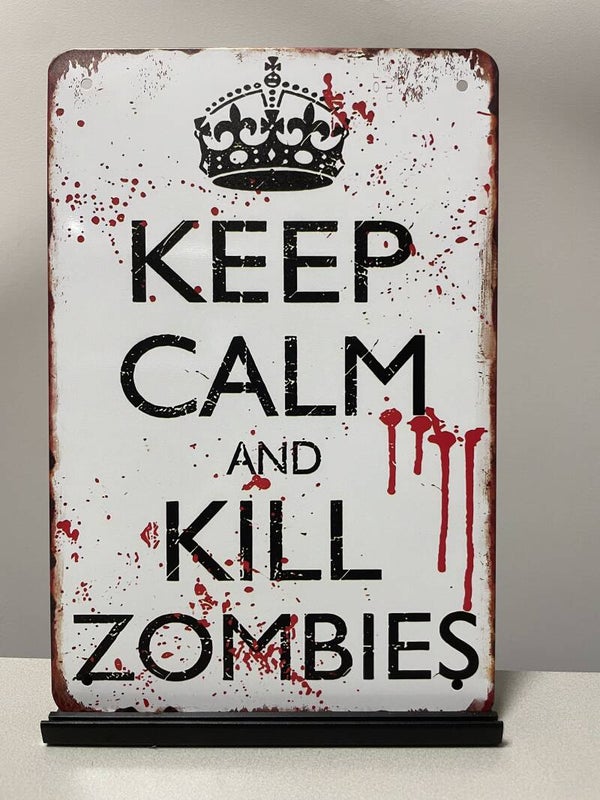 Kill Zombies wandbord (Old Look)