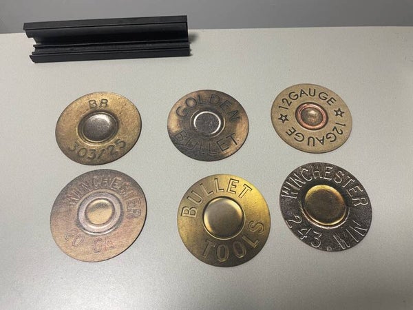 Leuke kogel/bullet onderzetters