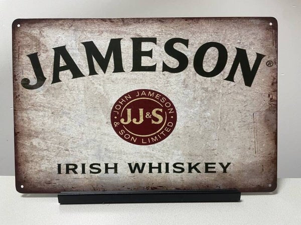 Jameson Irish Whiskey metalen reclamebord (Old Look)