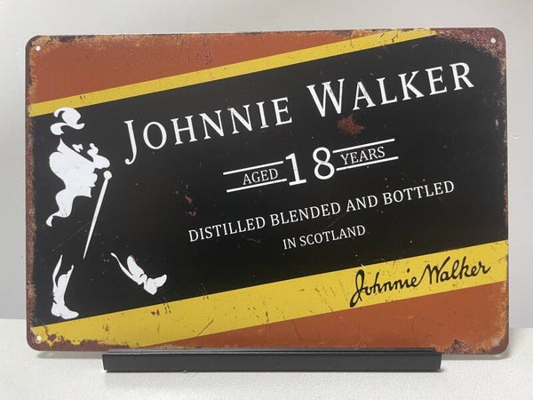 Johnnie Walker 18 years metalen reclamebord (Old Look)