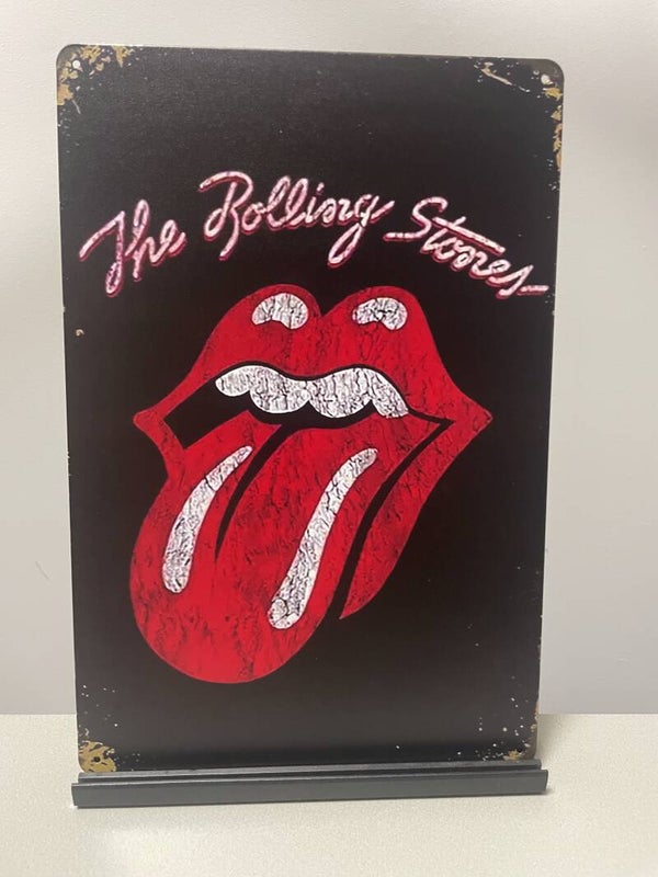 The Rolling Stones metalen reclamebord (Old Look)