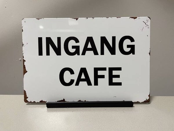 Ingang cafe tekstbord (Old Look)