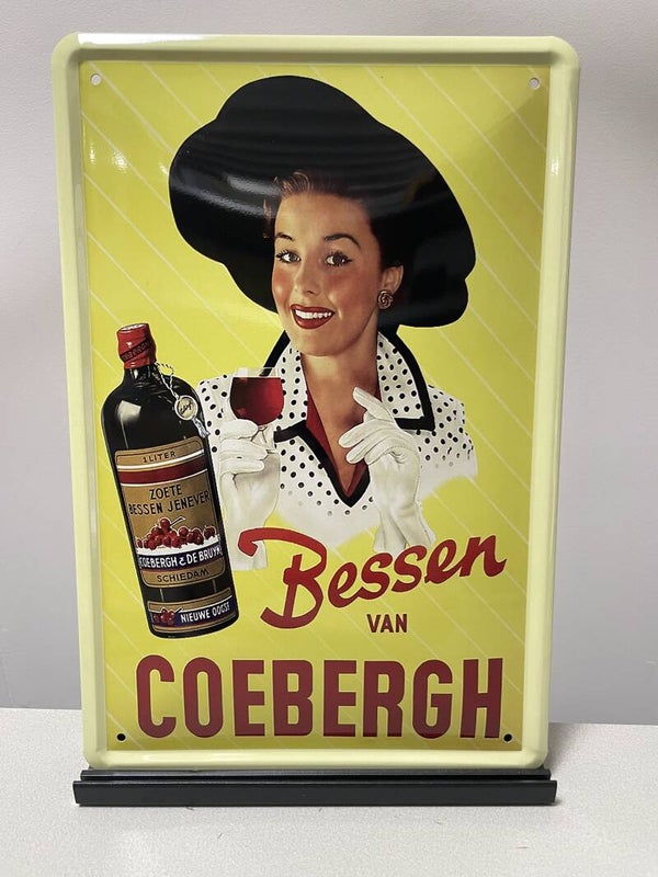 Coebergh Bessen metalen reclamebord (Old Look)