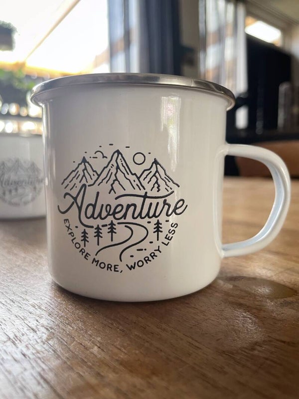 Emaille Adventure mok / beker
