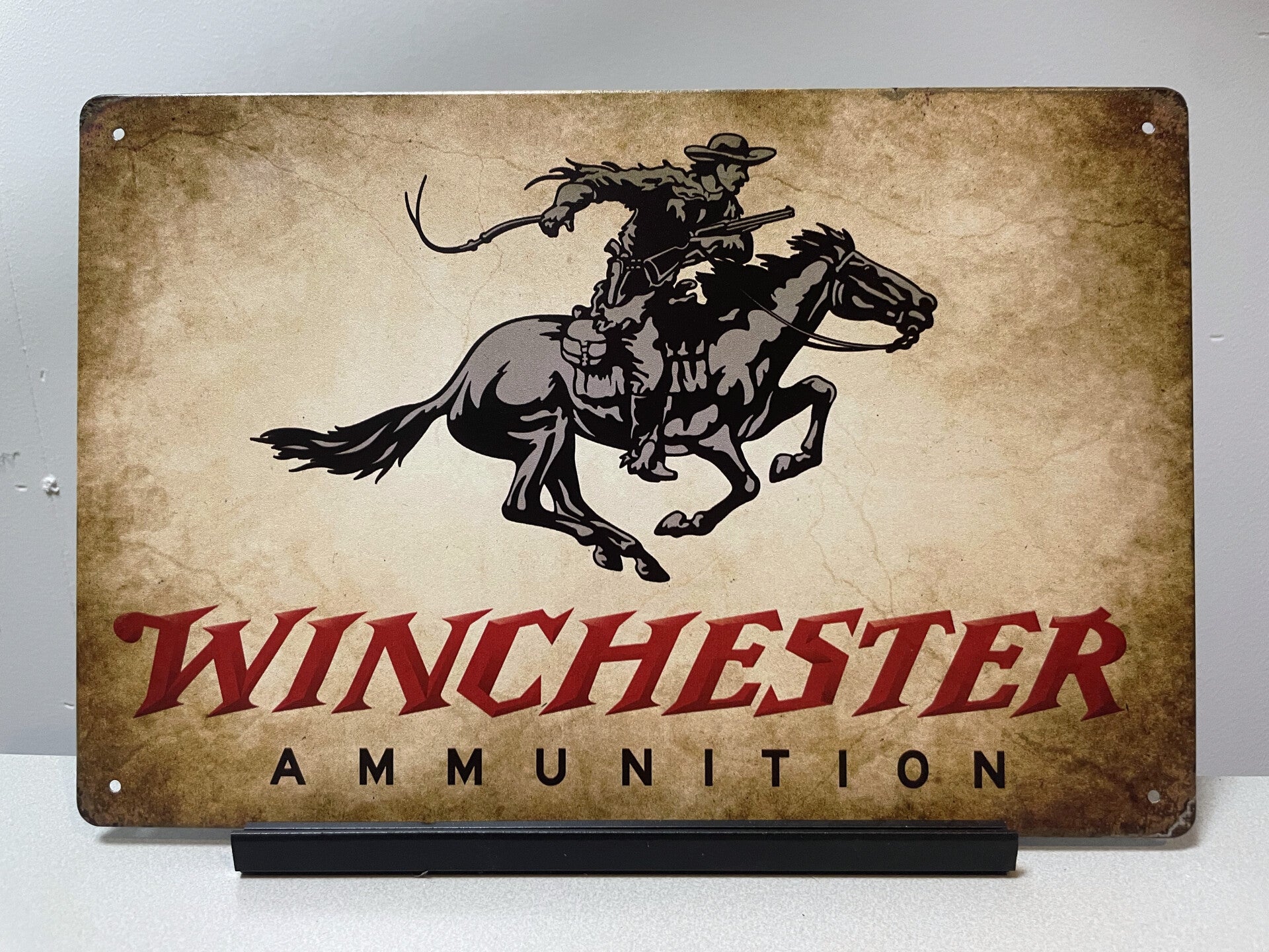 Winchester Ammunition metalen reclamebord / wandbord (Old Look)