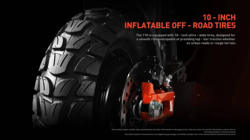 Joyor T10 Elektroscooter Schutzblech hinten