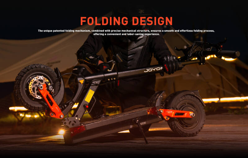 Joyor T10 Elektroscooter Folding Design