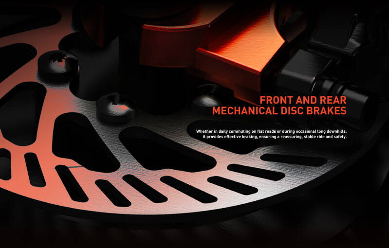 Joyor T6 Elektroscooter Bremsen