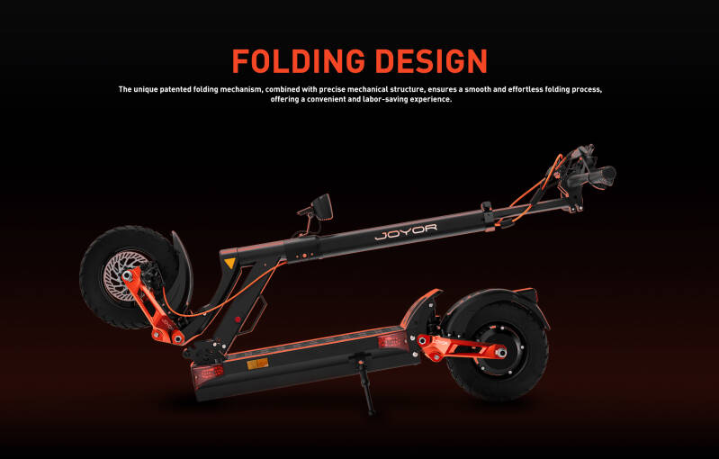 Joyor T6 Elektroscooter Design