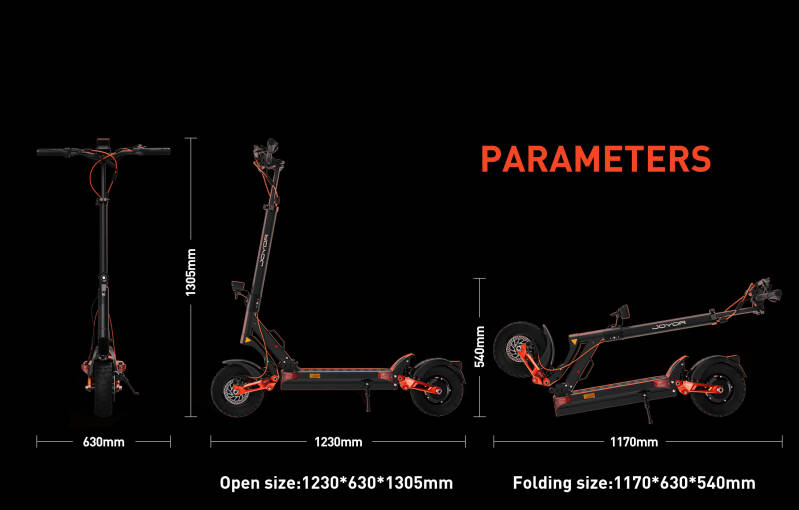 Joyor T6 Elektroscooter Parameter