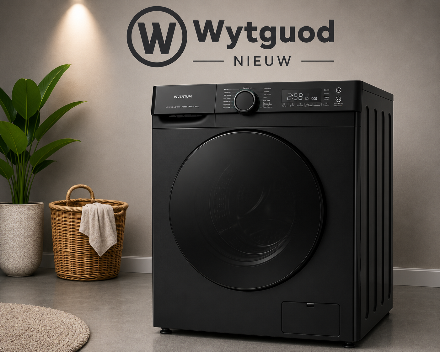 Inventum wasmachine VWM9010B I 9 kilo