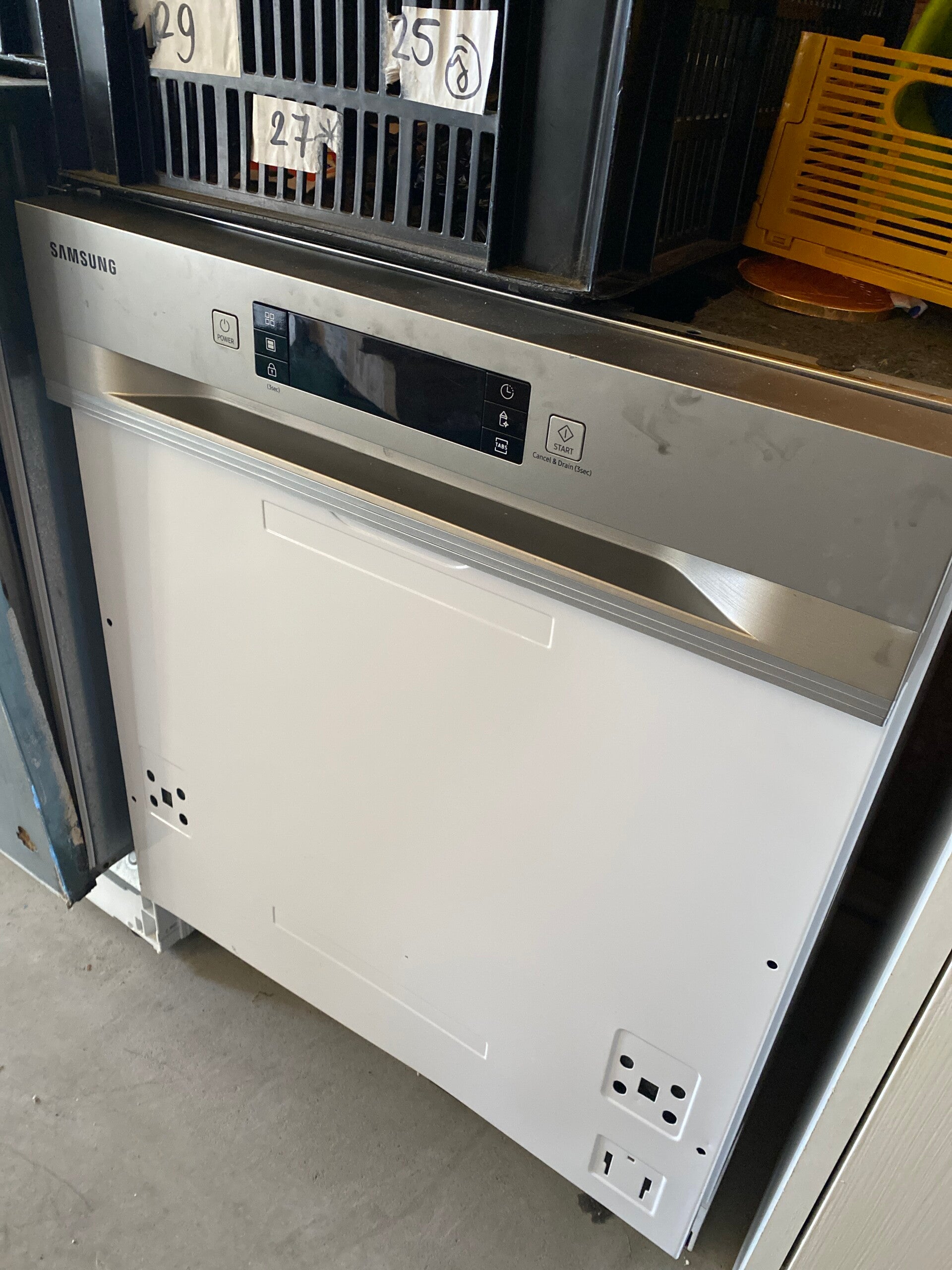 Samsung onderbouw vaatwasser frontbediening