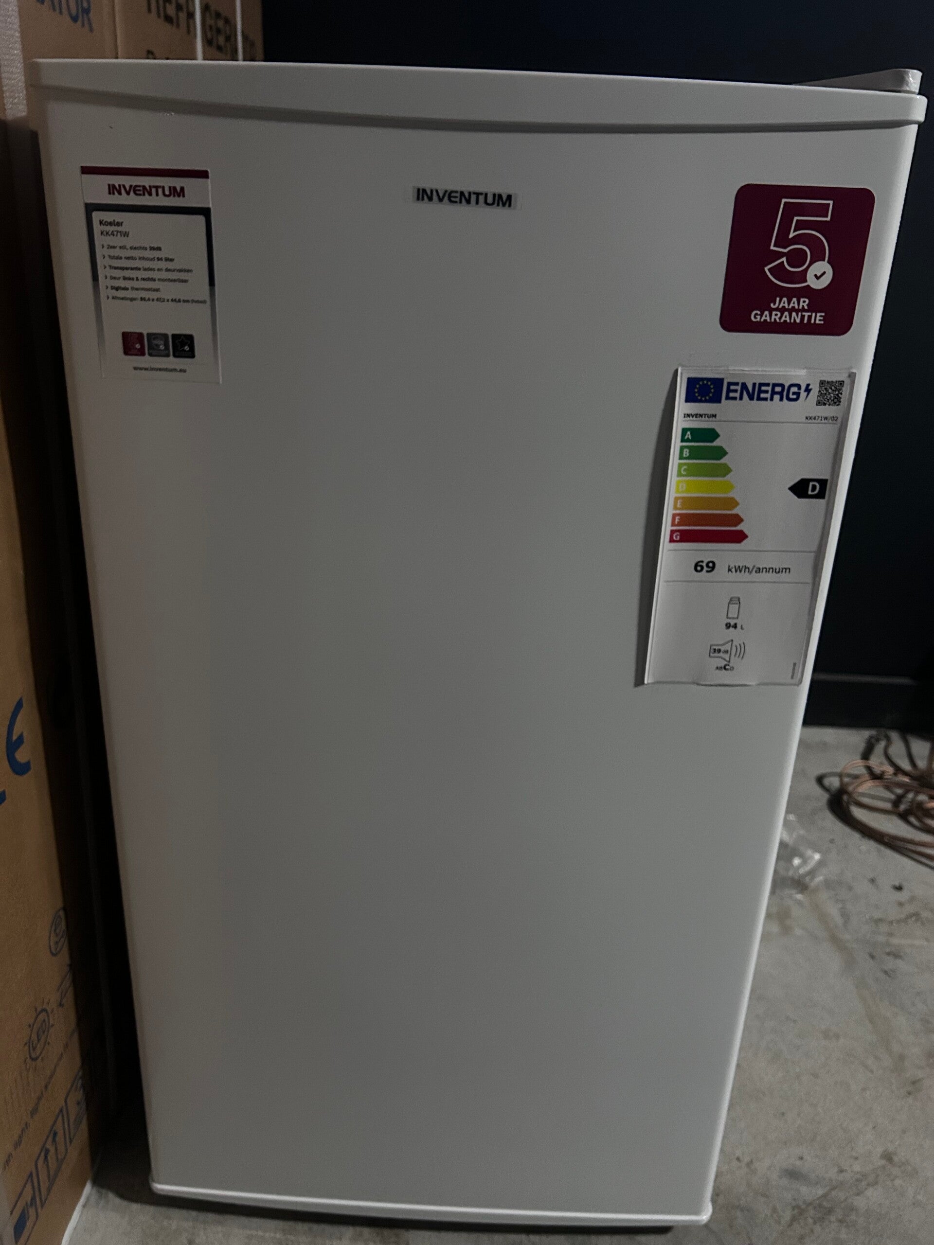 Inventum vrijstaande koeler KK471W