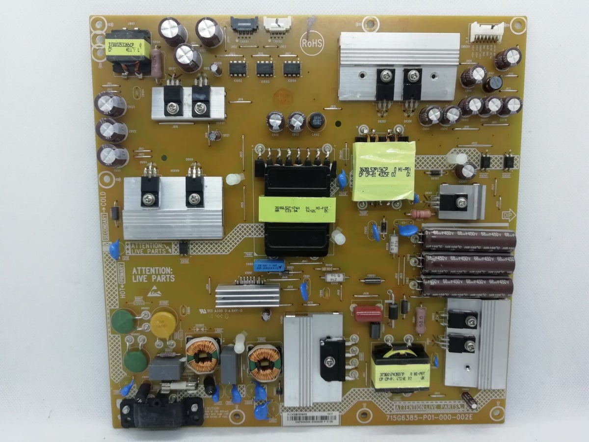 PIECES DETACHEES: Carte d'alimentation Tv Philips 55PFH6309/88 715G6338-P02- 002-002M - D'occasion en très bon état PIECES DETACHEES: Carte d'alimentation Tv Philips 55PFH6309/88 715G6338-P02- 002-002M - D'occasion en très bon état