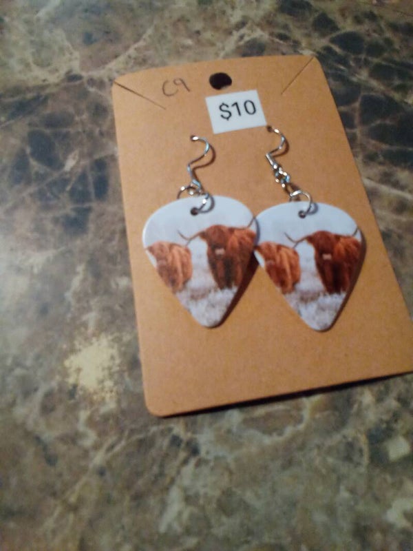 Highland Cow Earrings