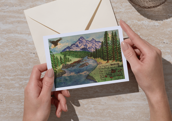 set of 5 cards
