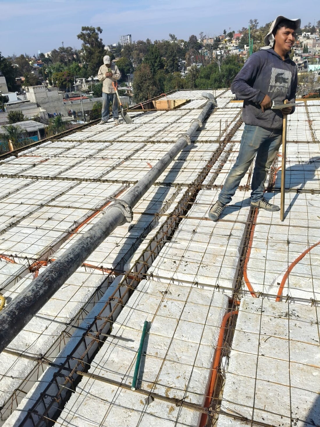 Proceso de armado y preparación de losa
