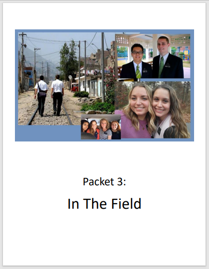 Packet 3: In the Field . 21 items, 285 pp.