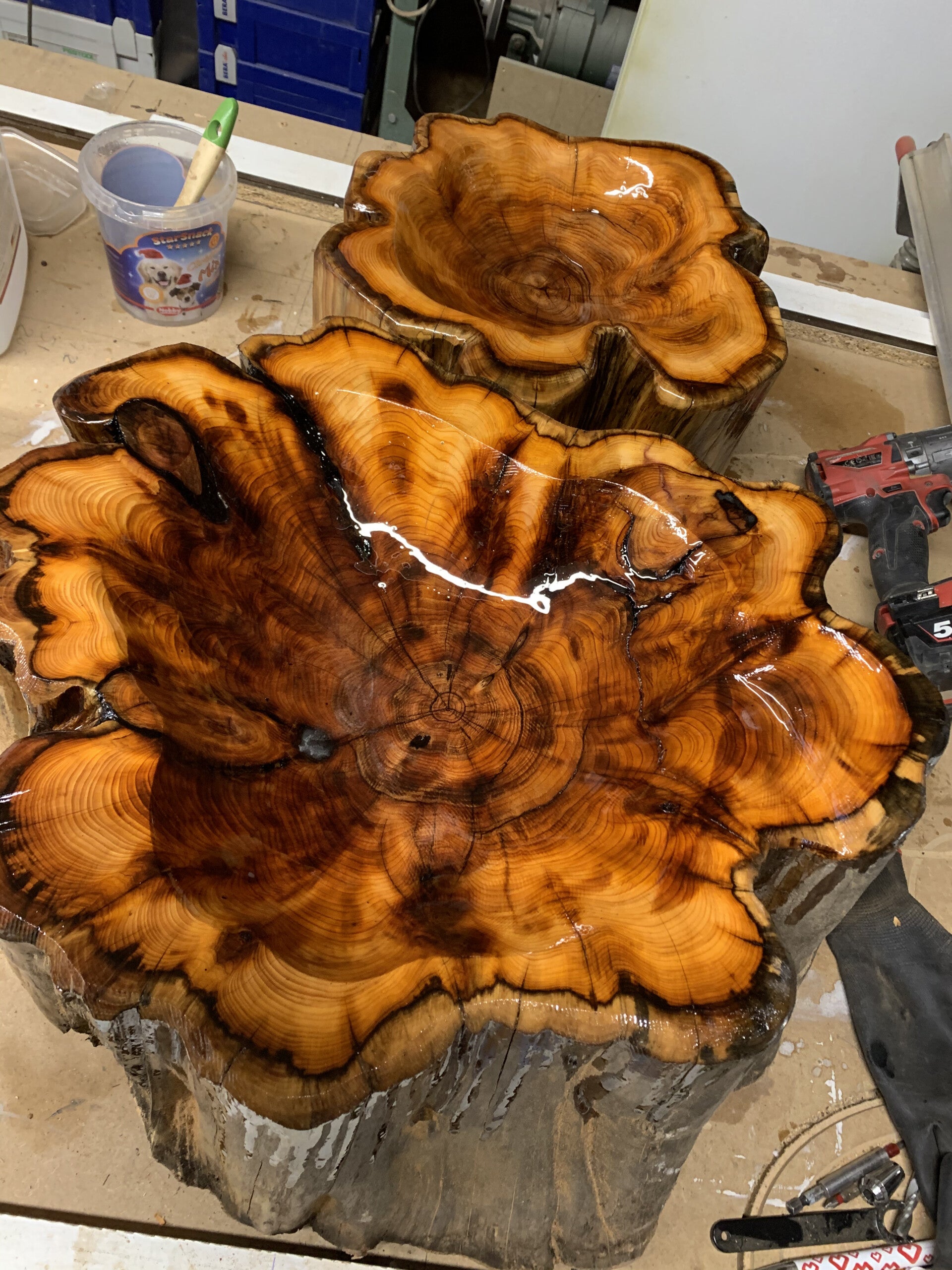 Wooden Sink  " houten lavabo's" TAXUS