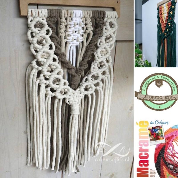 Macramé workshop Colours of life door Stefanie van Heusden Zaterdag 21 September van 19.00 tot 21.30