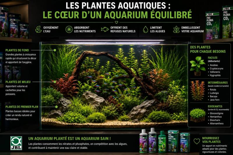 Les plantes: le cœur d'un aquarium équilibré 