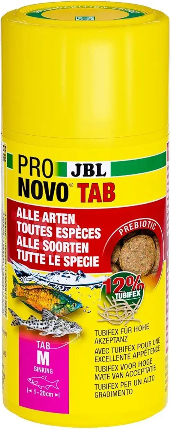 JBL ProNovo Tab M Tubifex 12 % – Nourriture poissons