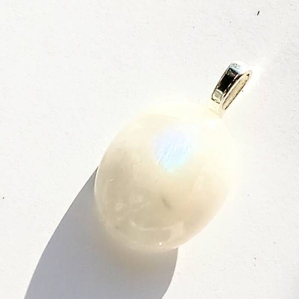 Natural Round Moonstone Pendant