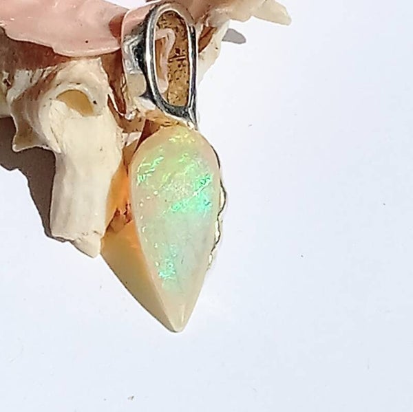 Natural Ethiopian Opal Pendant